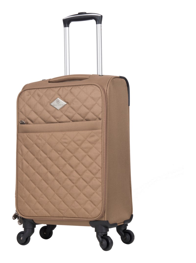 GERARD PASQUIER - Valise Cabine LILAS 57 cm 4 Roues Marron - Kiabi