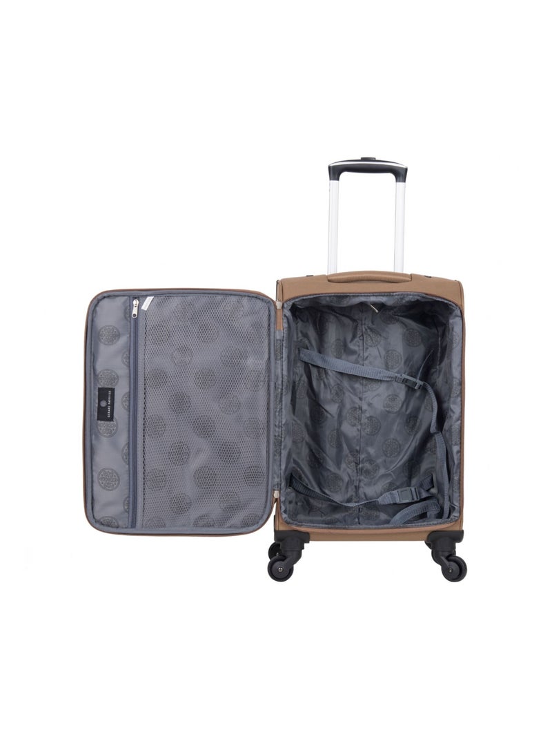 GERARD PASQUIER - Valise Cabine LILAS 57 cm 4 Roues Marron - Kiabi