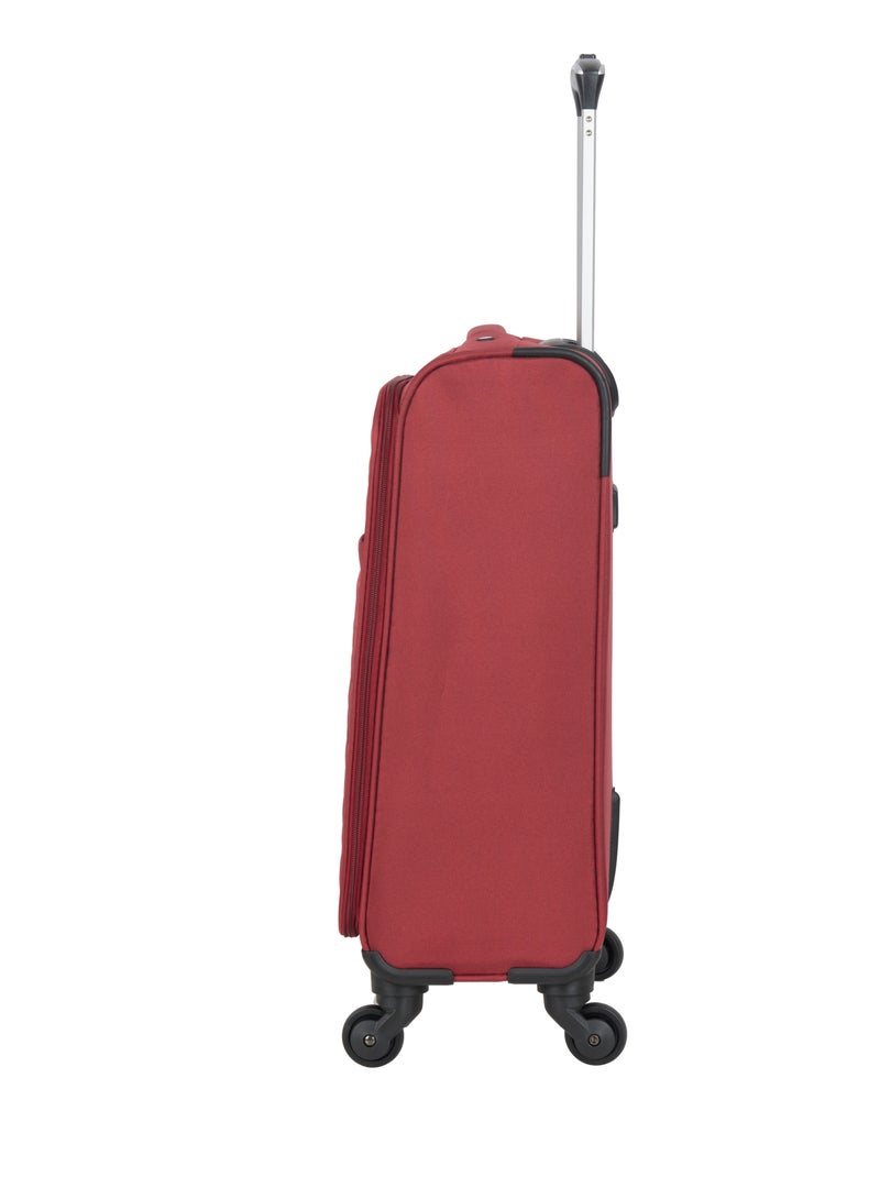 GERARD PASQUIER - Valise Cabine LILAS 57 cm 4 Roues Rouge - Kiabi