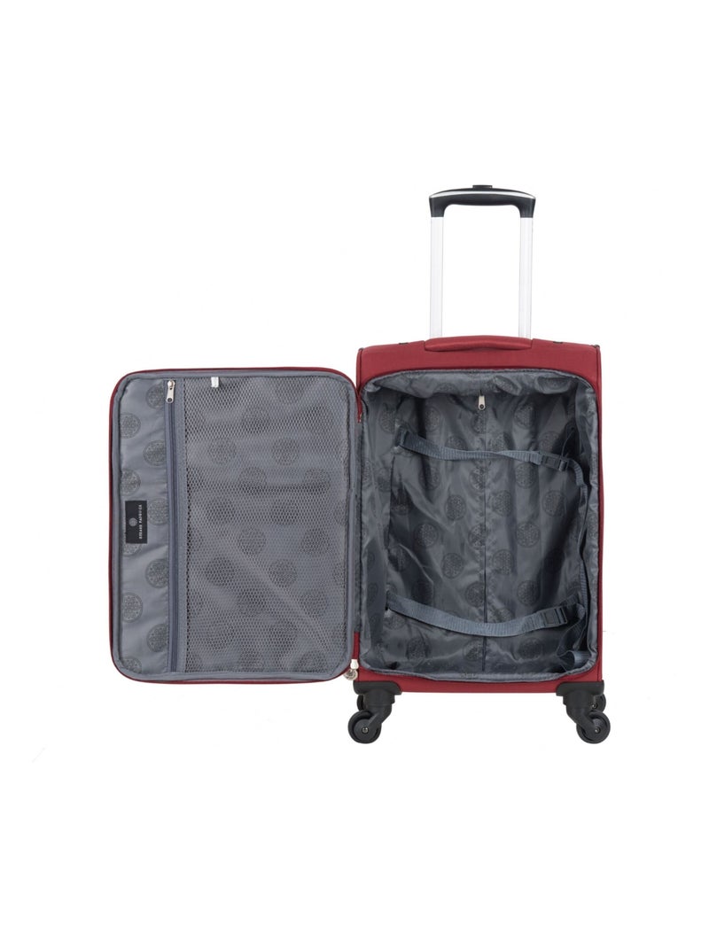 GERARD PASQUIER - Valise Cabine LILAS 57 cm 4 Roues Rouge - Kiabi
