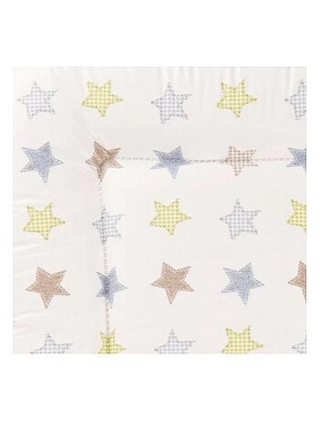 'Geuther' Table a langer murale WICKI + Matelas Couleur Naturel Motifs Etoiles