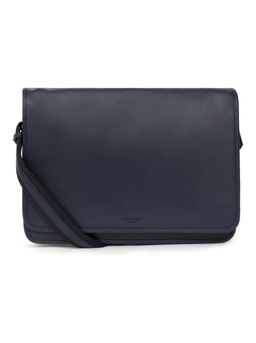 Gibecière  13" & A4  Cuir CONFORT - Kiabi