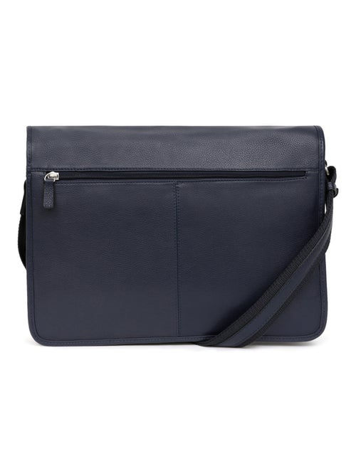 Gibecière  13" & A4  Cuir CONFORT - Kiabi
