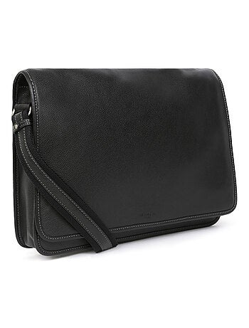 Gibecière 13" & a4 cuir confort hexagona
