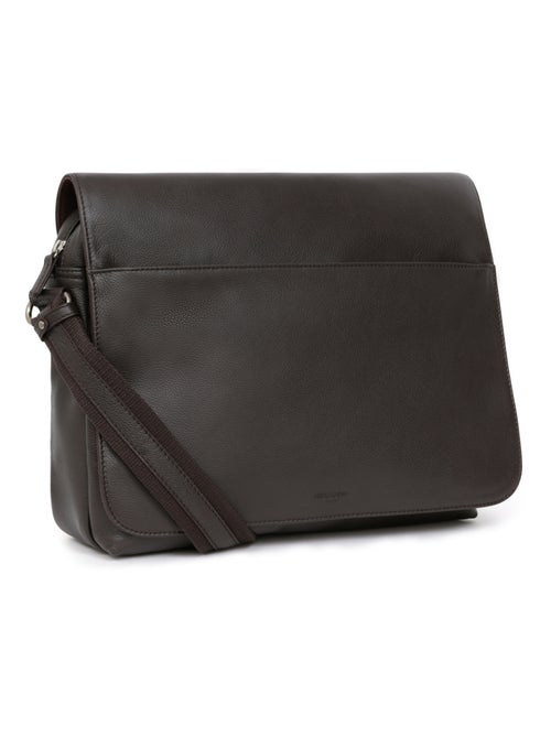 Gibecière  13" & A4  Cuir CONFORT - Kiabi