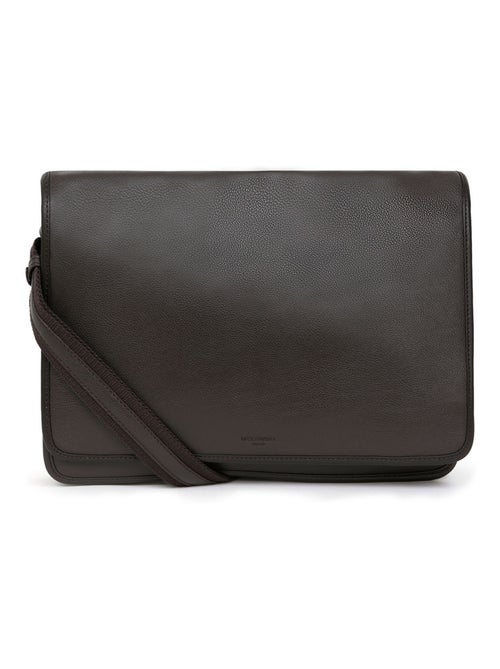 Gibecière  13" & A4  Cuir CONFORT - Kiabi