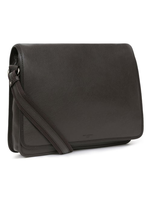 Gibecière  13" & A4  Cuir CONFORT - Kiabi