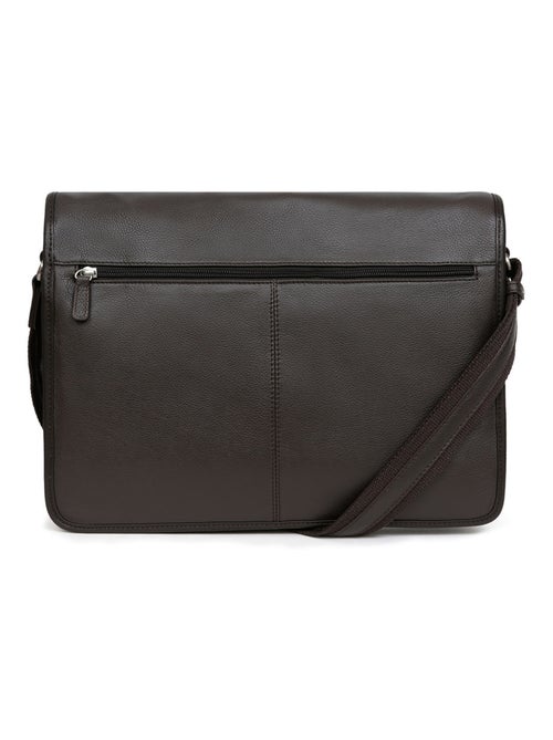 Gibecière  13" & A4  Cuir CONFORT - Kiabi
