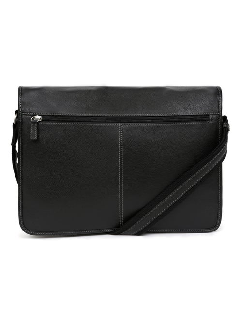 Gibecière  13" & A4  Cuir CONFORT - Kiabi