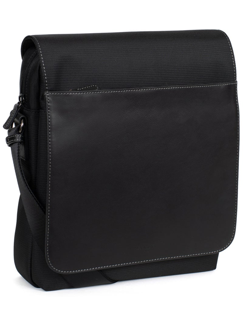 Gibecière  13" & a4 travel hexagona Noir - Kiabi