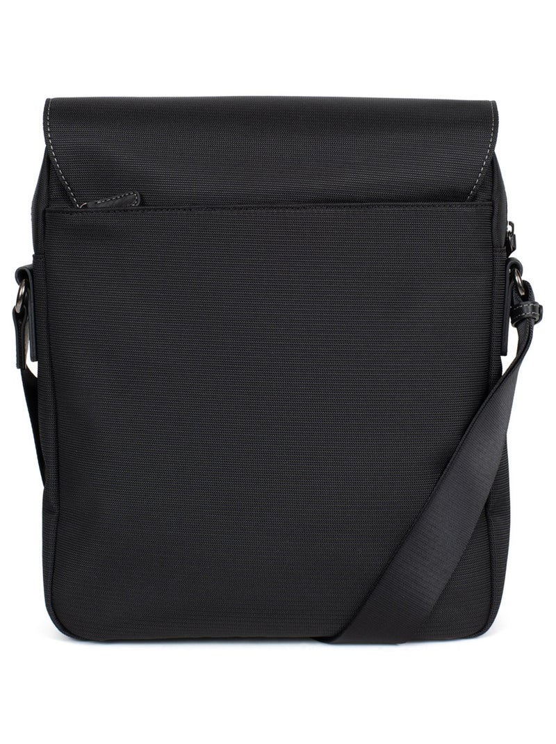 Gibecière  13" & a4 travel hexagona Noir - Kiabi