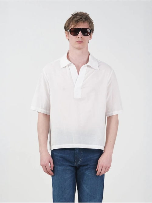 Giesto chemise à manches courtes en popeline de coton pour homme - Kiabi Giesto chemise à manches courtes en popeline de coton pour homme - Kiabi