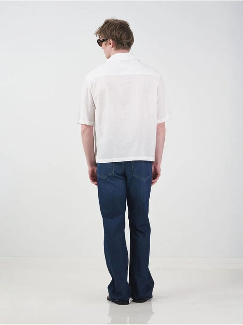 Giesto chemise à manches courtes en popeline de coton pour homme - Kiabi Giesto chemise à manches courtes en popeline de coton pour homme - Kiabi