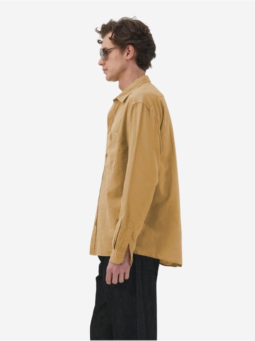 Giesto chemise à manches longues en popeline de coton - Kiabi