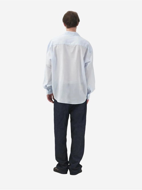 Giesto chemise décontractée à manches longues coupe ample avec détail noué - Kiabi