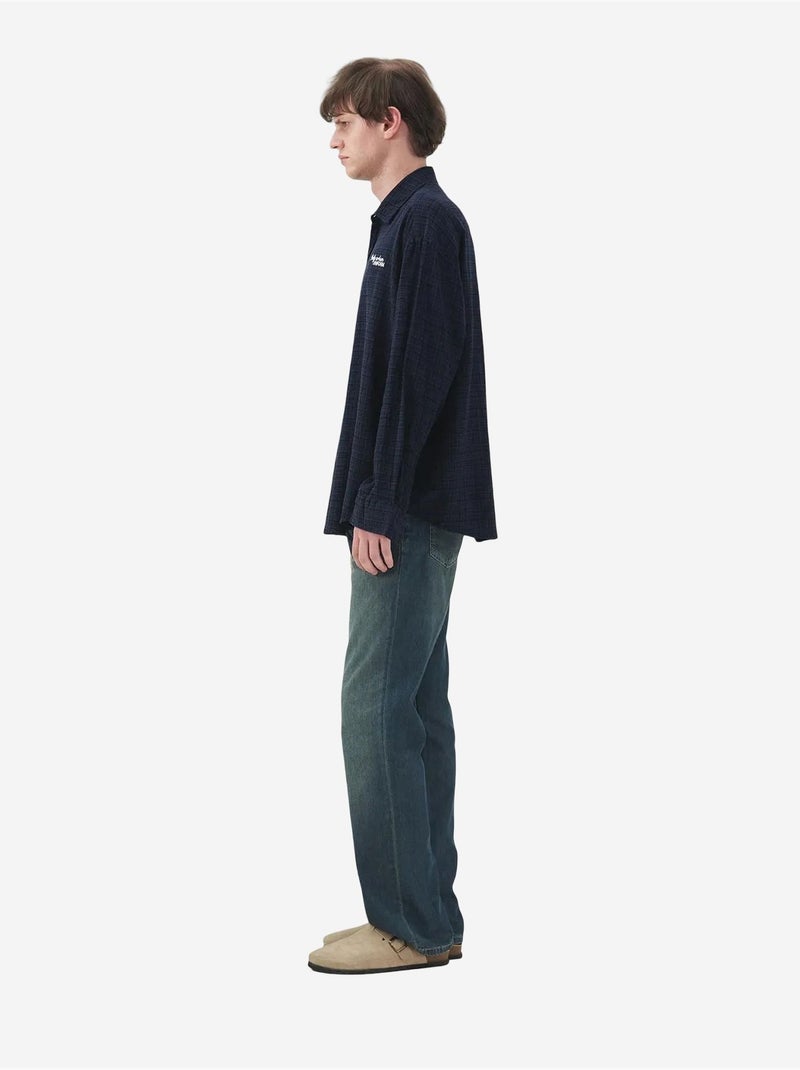 Giesto chemise en coton à carreaux coupe décontractée pour homme Bleu lagon - Kiabi