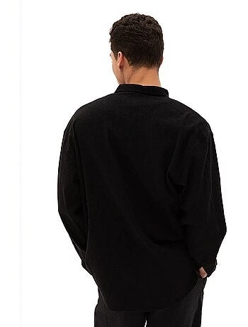 Giesto chemise homme en coton à manches longues et col boutonné