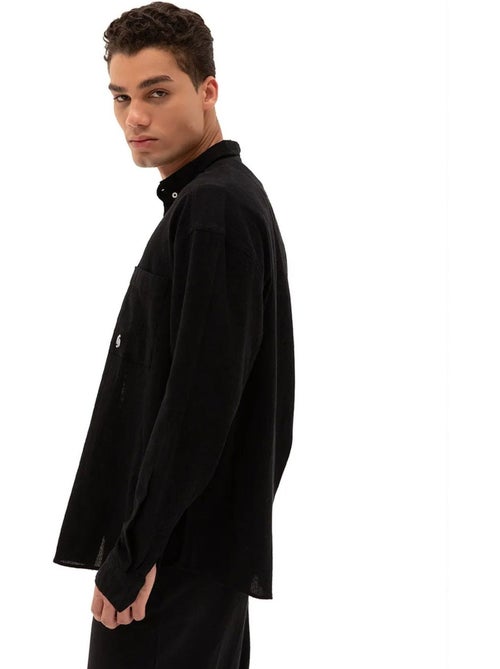 Giesto chemise homme en coton à manches longues et col boutonné - Kiabi Giesto chemise homme en coton à manches longues et col boutonné - Kiabi