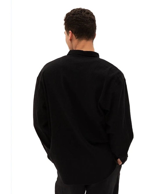 Giesto chemise homme en coton à manches longues et col boutonné - Kiabi Giesto chemise homme en coton à manches longues et col boutonné - Kiabi