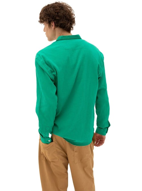 Giesto chemise homme en coton à manches longues et col boutonné - Kiabi Giesto chemise homme en coton à manches longues et col boutonné - Kiabi