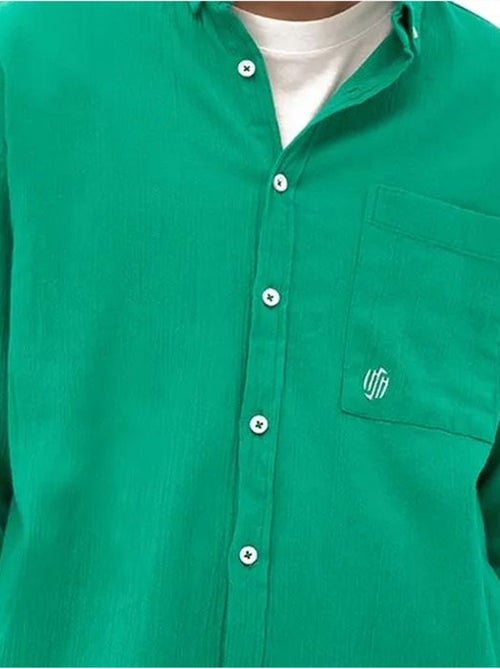 Giesto chemise homme en coton à manches longues et col boutonné - Kiabi Giesto chemise homme en coton à manches longues et col boutonné - Kiabi