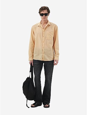 Giesto chemise homme en popeline de coton coupe classique
