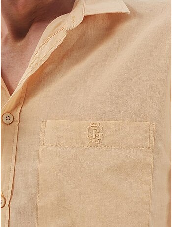 Giesto chemise homme en popeline de coton coupe classique