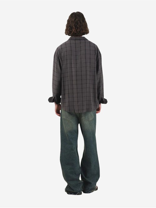 Giesto chemise tissée à carreaux oversize - Kiabi Giesto chemise tissée à carreaux oversize - Kiabi
