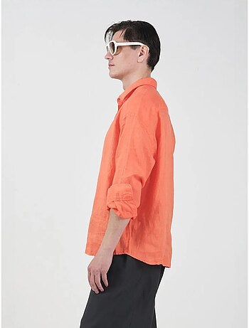 Giesto surchemise en lin oversize pour homme