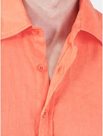 Giesto surchemise en lin oversize pour homme