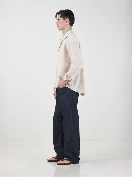 Giesto surchemise oversize en coton uni - Kiabi
