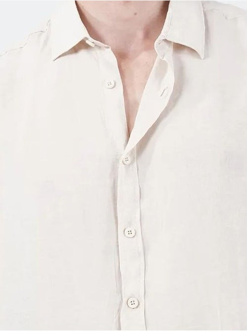 Giesto surchemise oversize en coton uni - Kiabi