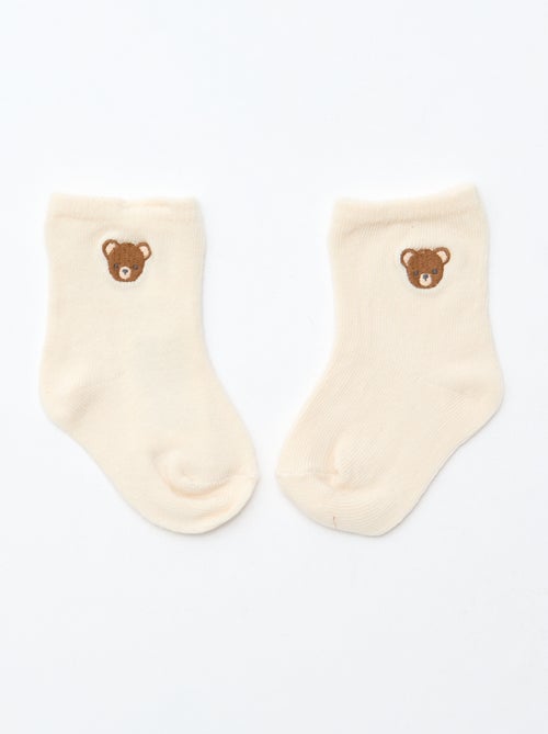 GIFTBOX brassière + pantalon + chaussettes + bonnet + bavoir - Kiabi