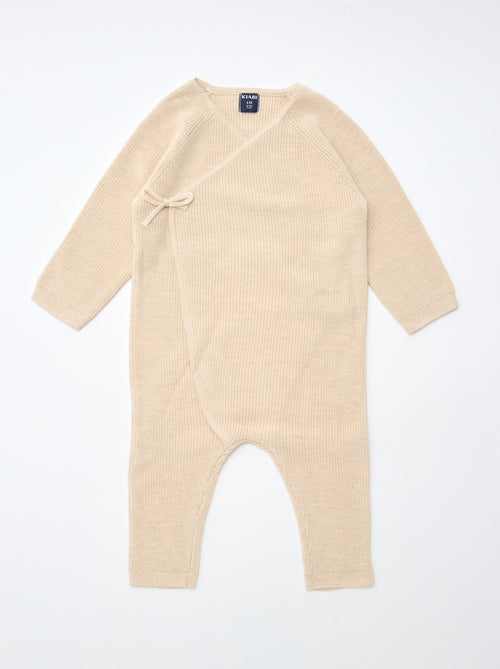 GIFTBOX Combinaison + chaussette + lange + bavoir - Kiabi