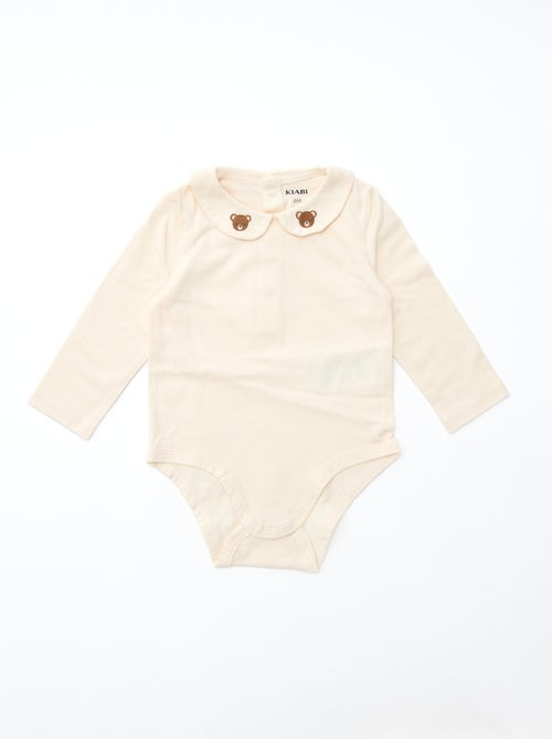 GIFTBOX salopette longue en tricot + body + lange double gaze + chaussettes - Kiabi