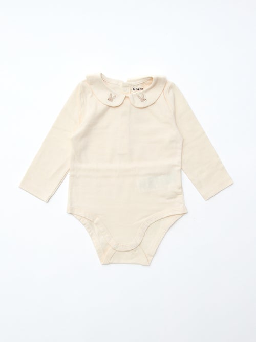 GIFTBOX salopette longue en tricot + body + lange double gaze + chaussettes - Kiabi