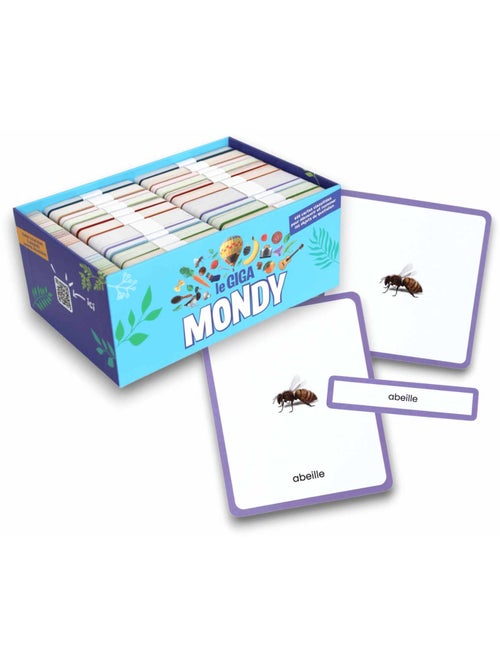 Giga Mondy : Coffret Montessori Multi Activités pour Apprendre de Nouveaux Mots - Kiabi