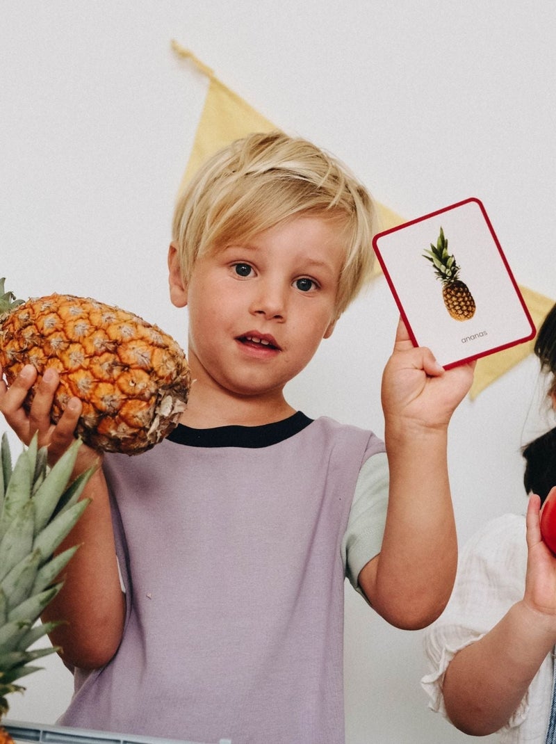 Giga Mondy : Coffret Montessori Multi Activités pour Apprendre de Nouveaux Mots Blanc Multicolore - Kiabi