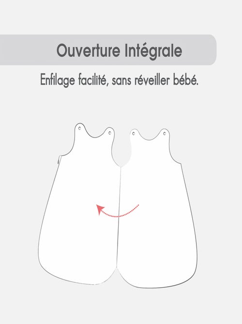 GIGOTEUSE 0-6M DALIL EN CTON BIO OUVERURE INTEGRALE - Kiabi