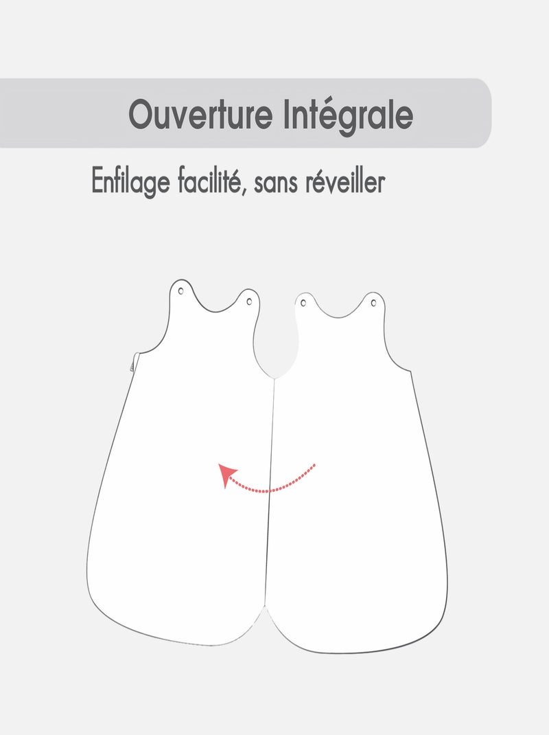 GIGOTEUSE 0/1M EN COTON BIO ESTEVAN OUVERTURE INTEGRALE Beige - Kiabi