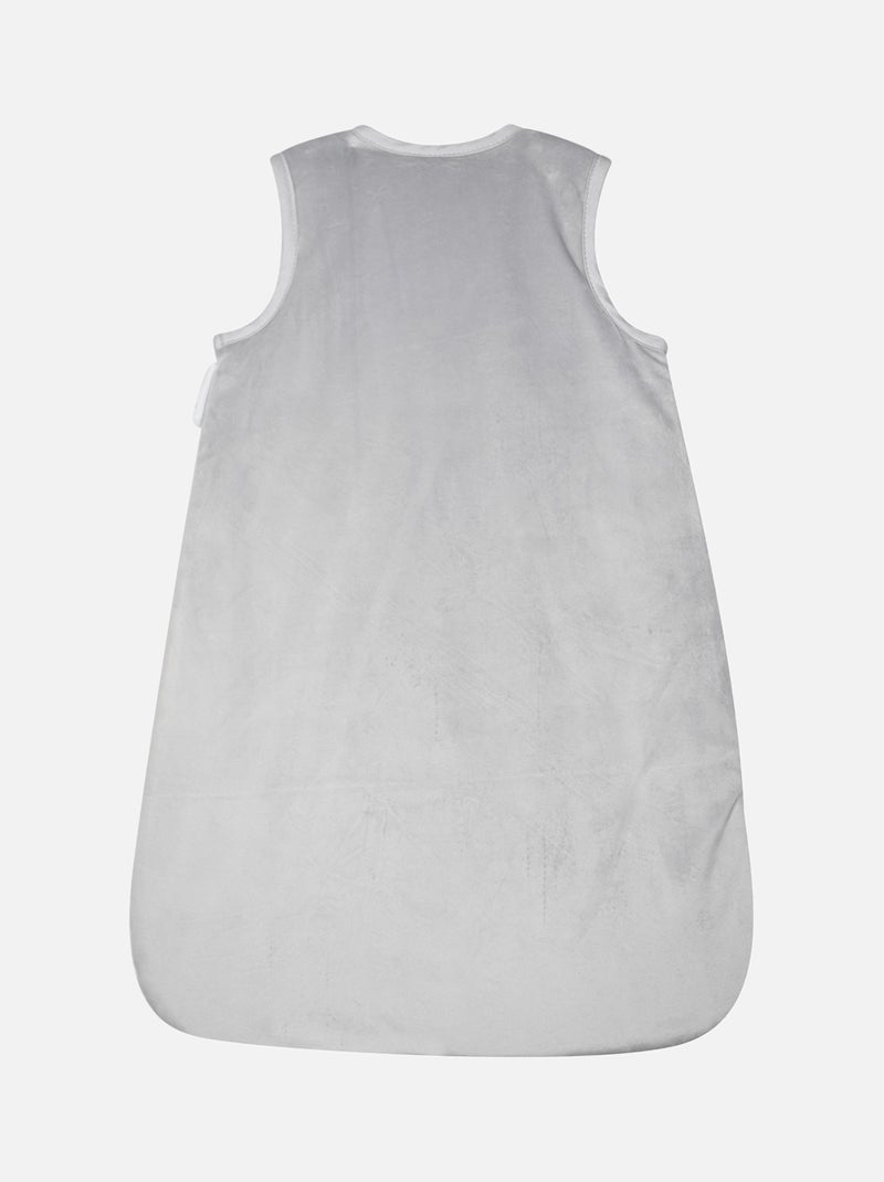 GIGOTEUSE 0/1M JENA VELOURS DOUX SANS MANCHES Gris - Kiabi