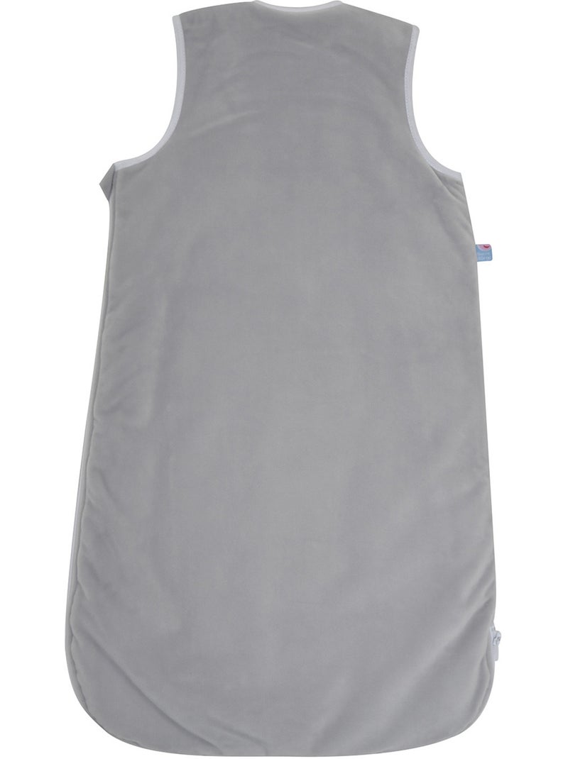 Gigoteuse 0/6m eliam velours doux ouverture integrale Gris - Kiabi