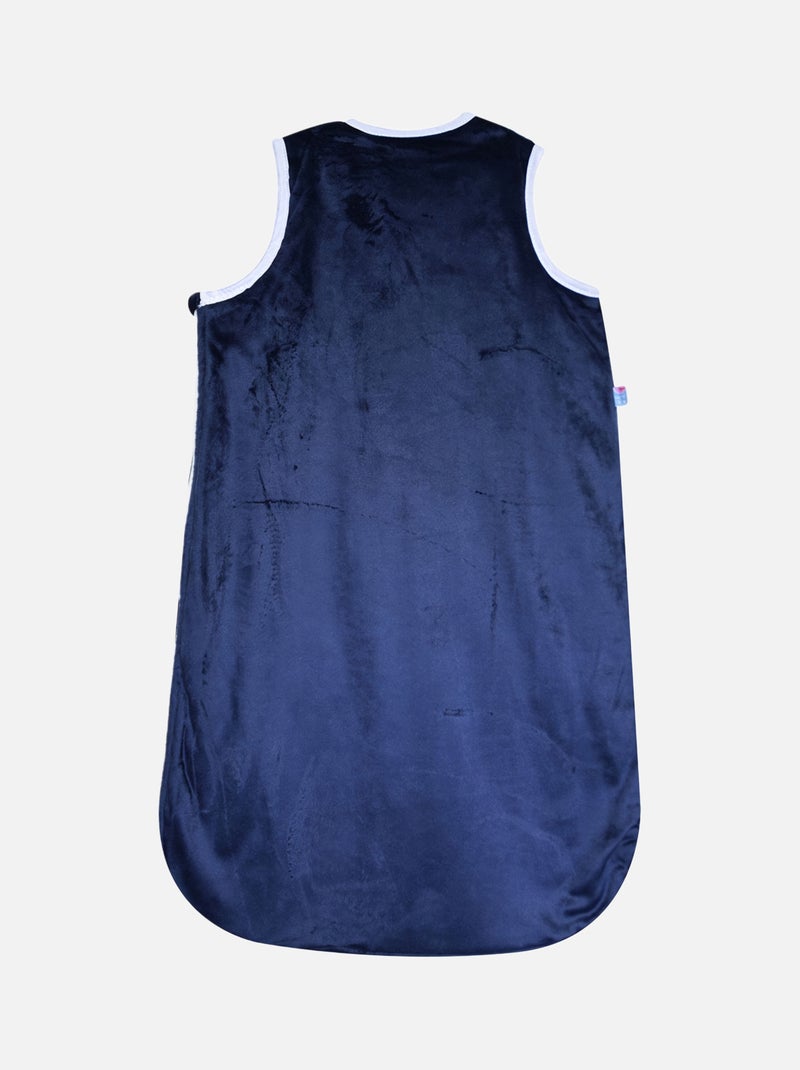 GIGOTEUSE 0/6M ELIAM VELOURS DOUX SANS MANCHES OUVERURE INTEGRALE Bleu - Kiabi