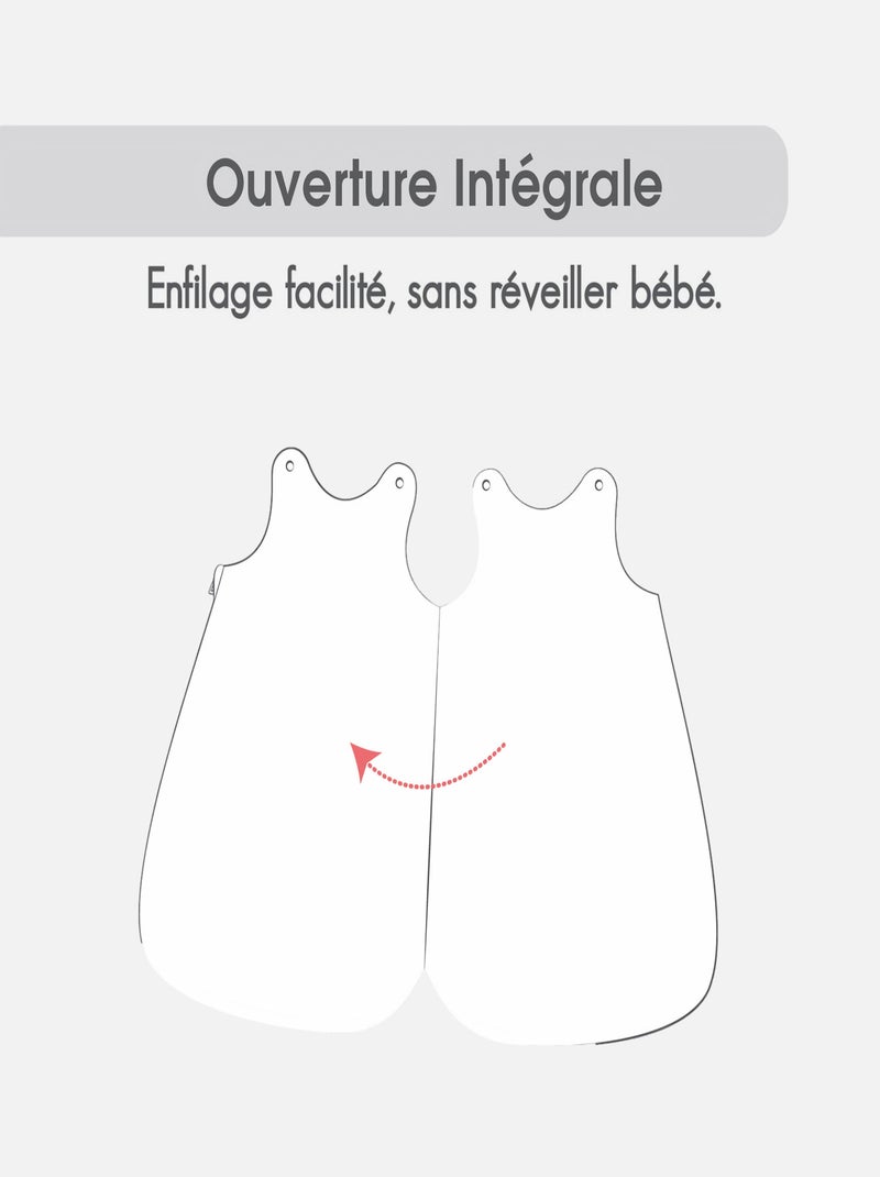 GIGOTEUSE 0/6M JADE VELOURS DOUX SANS MANCHES Rose - Kiabi