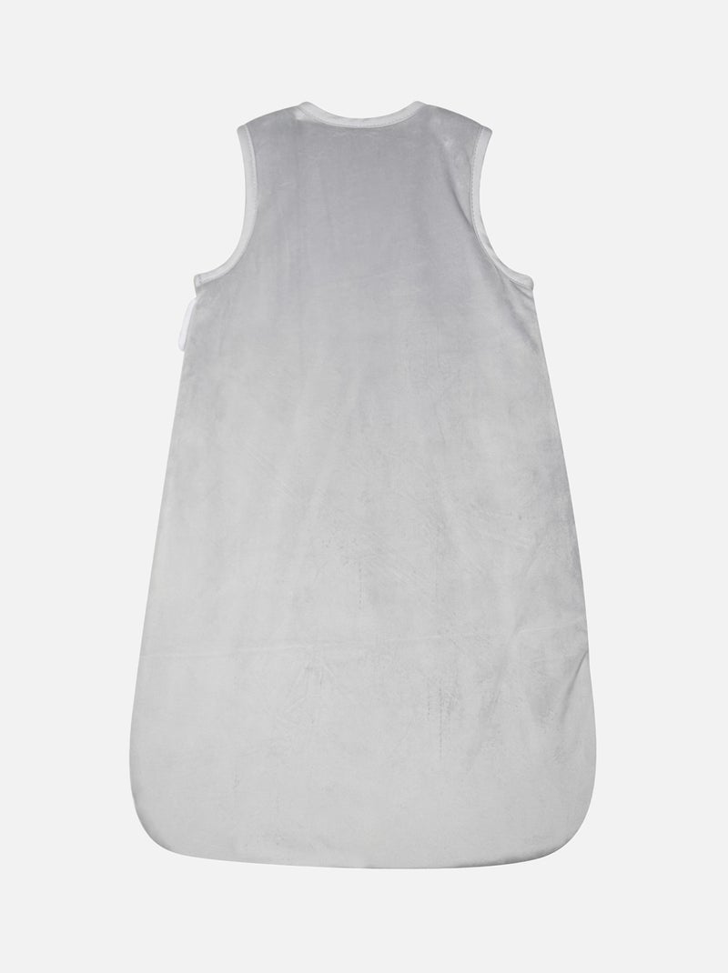 GIGOTEUSE 0/6M JANICE VELOURS DOUX SANS MANCHES Gris - Kiabi