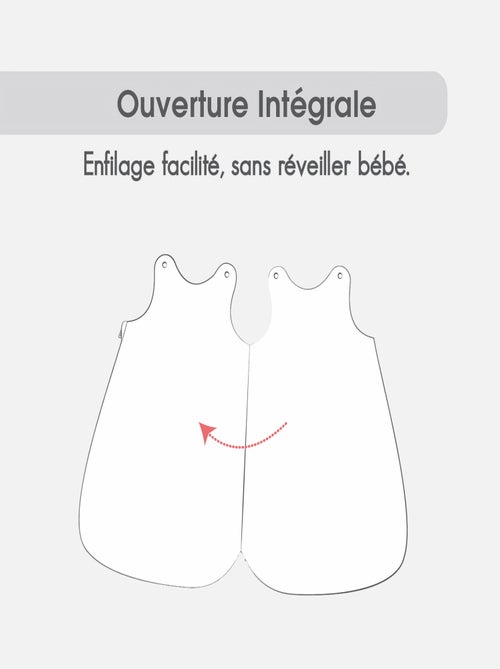 GIGOTEUSE 0/6M JANICE VELOURS DOUX SANS MANCHES - Kiabi