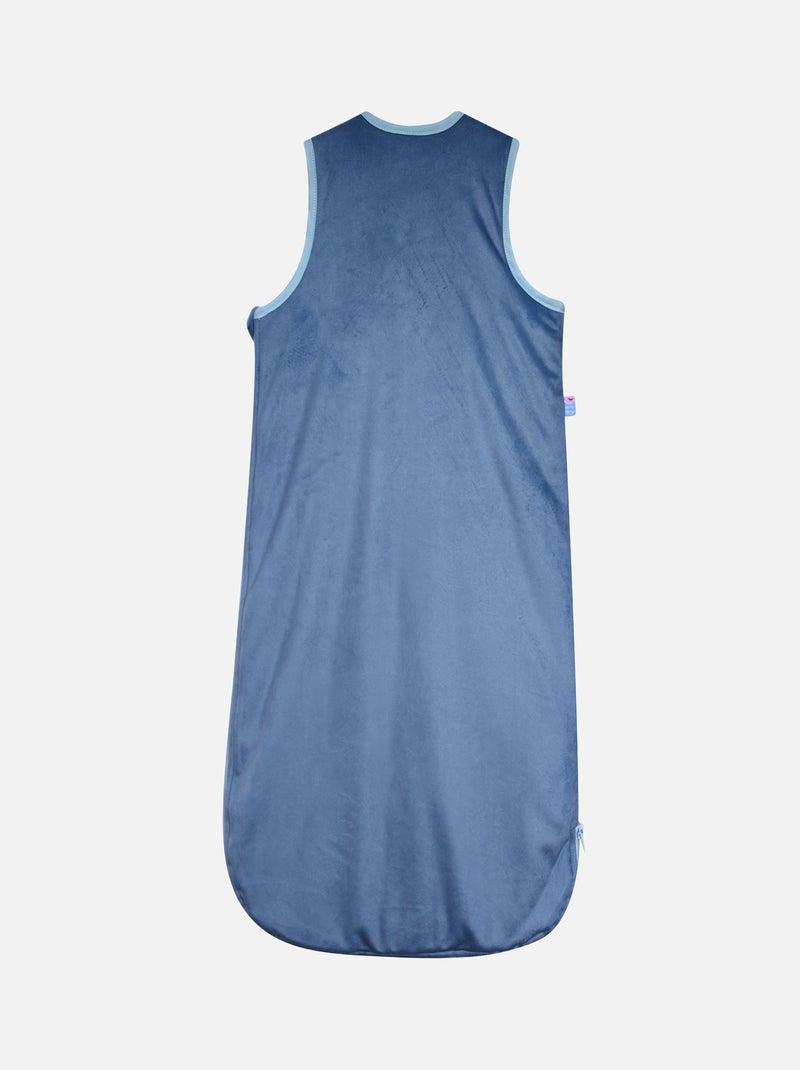 GIGOTEUSE 0/6M MALKO VELOURS DOUX SANS MANCHES Bleu - Kiabi