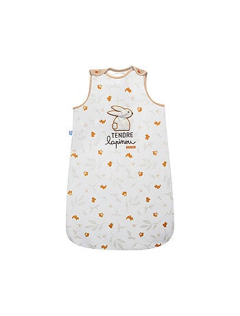 GIGOTEUSE 0/6M MEDDY VELOURS DOUX SANS MANCHES