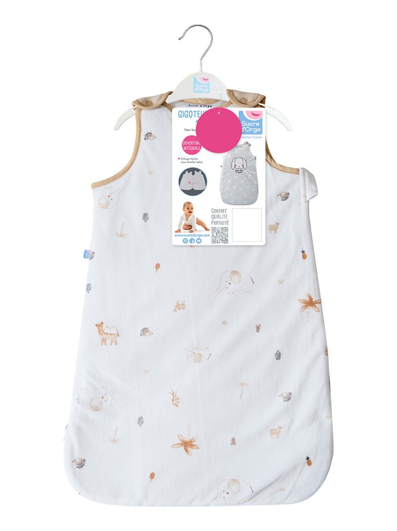 GIGOTEUSE 0/6M OLINDA VELOURS DOUX SANS MANCHES Beige - Kiabi