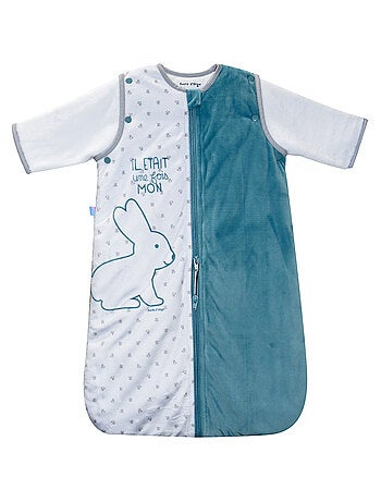 Gigoteuse 0/6m perot velours doux manches amovibles securite auto